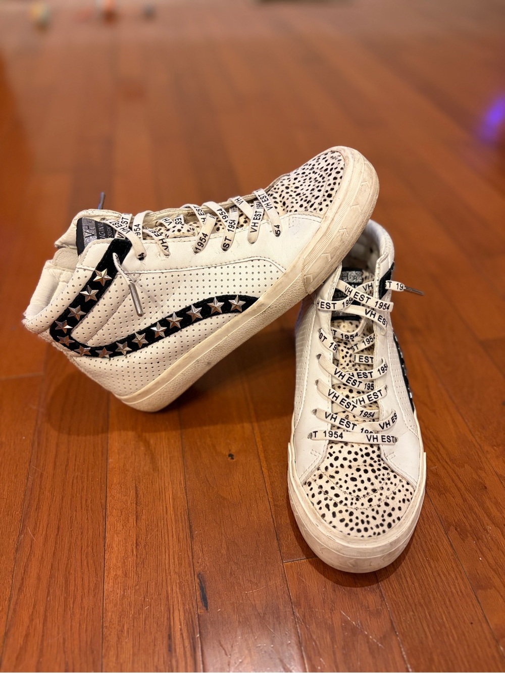 Vintage Havana | White High-Top Women’s Sneakers size 8
